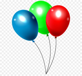 Balloon Clip art - Three Balloons PNG Clipar Image 