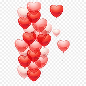 Balloon Clip art - Transparent Heart Baloons PNG Picture 