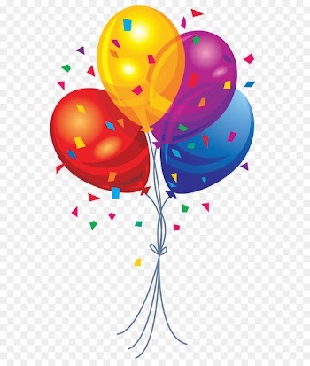 Balloon Clip art - Transparent Multi Color Balloons Clipart 