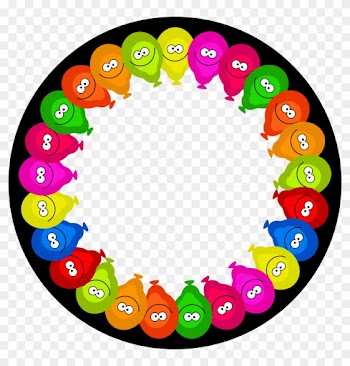 Balloon Clipart Page Border - Cartoon Borders Clip Art