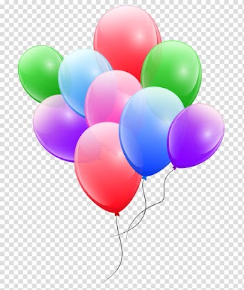 Balloon, Colorful Balloons transparent background PNG clipart