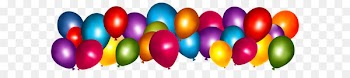 Balloon Confetti Party Birthday Clip art - Transparent Colorful Balloons PNG Clipart Image 