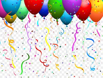 Balloon Confetti Party Clip art - Confetti 
