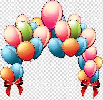 Balloon GIMP Birthday Scape, balloons transparent background PNG clipart