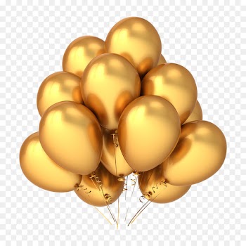 Balloon Gold Stock photography Birthday Clip art - Gold balloon Finance 