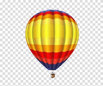 Balloon Greeting card, The color of the composition of the hot air balloon transparent background PNG clipart