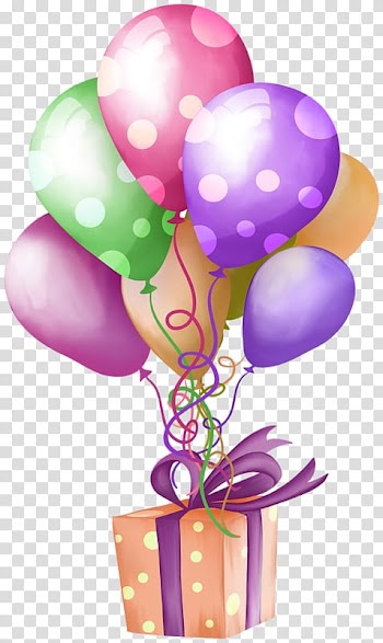 Balloon Happy Birthday to You Gift , Gift transparent background PNG clipart