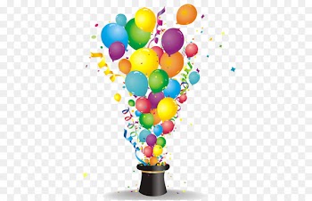 Balloon Happy Birthday to You Party Ribbon - ballons 