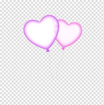 Balloon Heart, Heart-shaped balloons transparent background PNG clipart