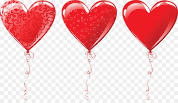 Balloon Heart Shape Clip art - heart ballon 