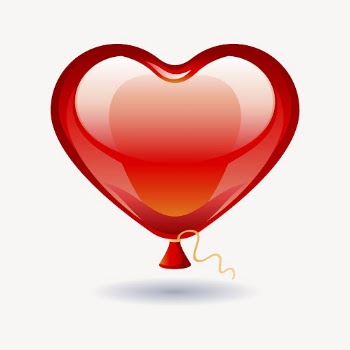 Balloon heart sticker, Valentine's day | Free Vector - rawpixel