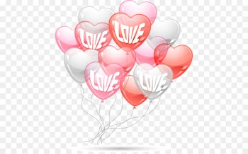 Balloon Heart Valentine's Day Clip art - Love Free Balloon pull material 