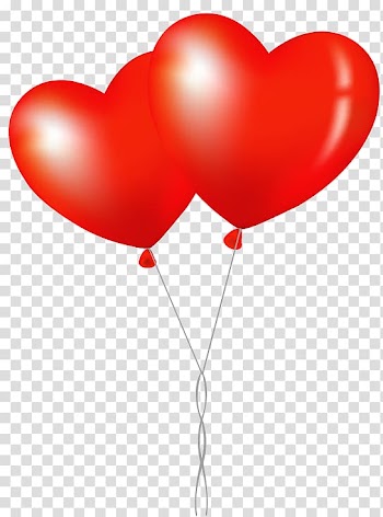 Balloon Heart Valentines Day, Romantic Valentine's Day Balloon transparent background PNG clipart