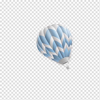 Balloon Icon, Blue parachute transparent background PNG clipart