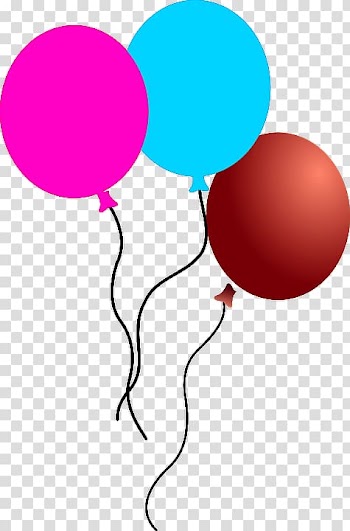 Balloon Line Point Pink M , ucapan transparent background PNG clipart