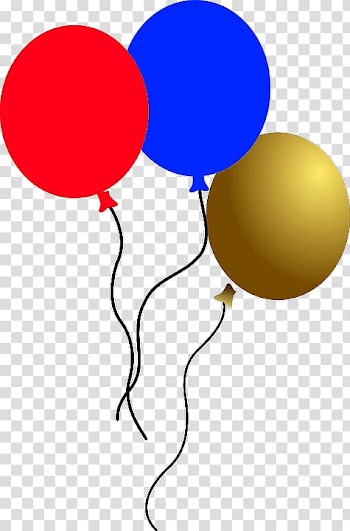 Balloon Line Point , Ulang Tahun transparent background PNG clipart