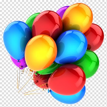 Balloon Party , 1 balloon transparent background PNG clipart