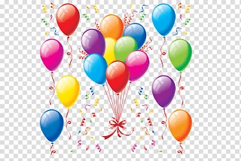 Balloon Party Birthday Color , birthday balloon transparent background PNG clipart