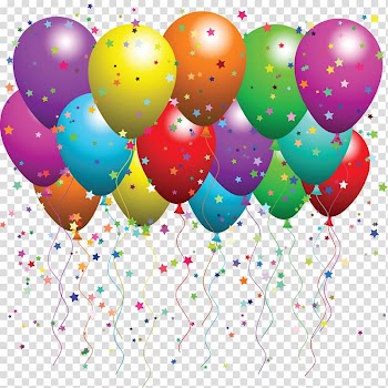 Balloon Party Birthday Confetti , balloon transparent background PNG clipart