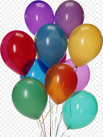 Balloon Party Birthday Flower bouquet Gift - balloons 