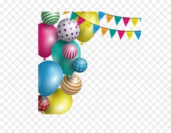 Balloon Party Birthday Holiday - Vector Christmas New Year holiday balloon bunting 