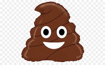Balloon Pile of Poo emoji Birthday Party - balloon 