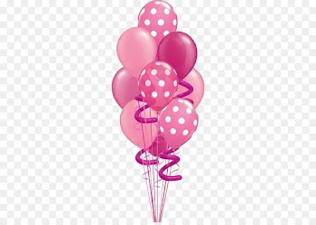 Balloon Pink Birthday Flower bouquet Clip art - Cartoon Red Balloon 