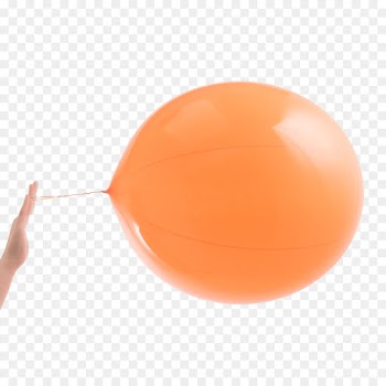 Balloon, Punch Ball Balloon, Orange PNG
