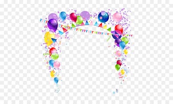 Balloon Ribbon Birthday - balloon 
