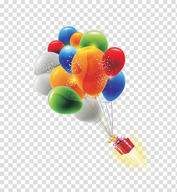 Balloon rocket, Rocket balloon transparent background PNG clipart