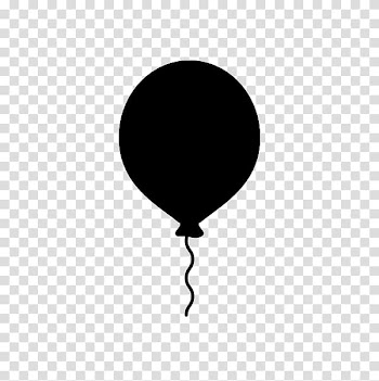 Balloon Silhouette Computer Icons , balloon transparent background PNG clipart