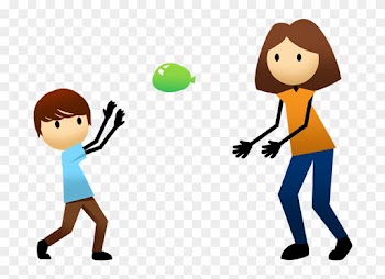 Balloon Volleyball - Balloon Toss Clipart