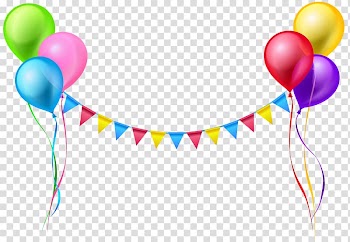 Balloons , Airplane Balloon , happy birthday transparent background PNG clipart
