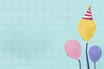 Balloons border background, paper craft | Free Photo - rawpixel