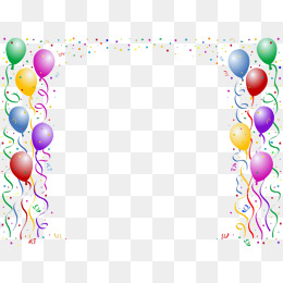 Balloons Border Group with 58+ items