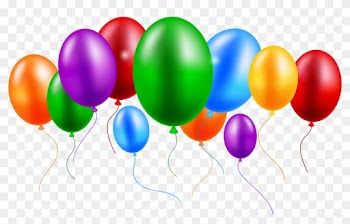 Balloons Colorful Png Clip Art - Happy Birthday Logo Hd Png