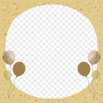 Balloons decoration png frame background, | Free PNG - rawpixel