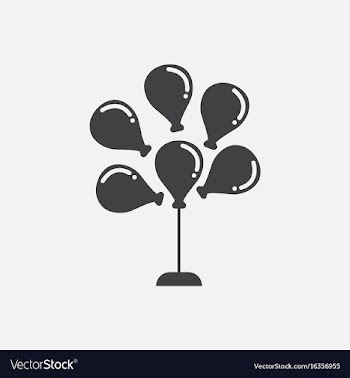 Balloons icon vector image