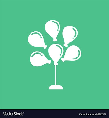 Balloons icon vector image