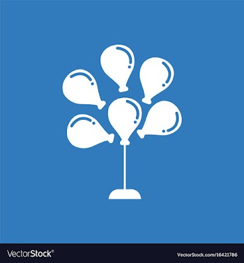 Balloons icon vector image
