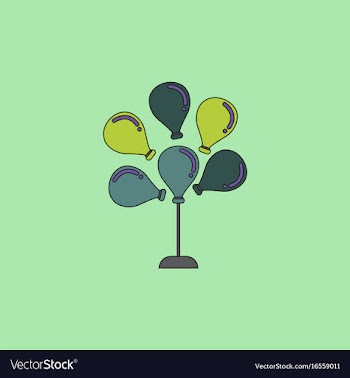 Balloons icon vector image
