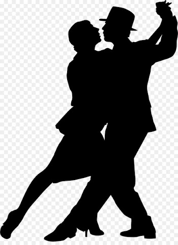 Ballroom dance Argentine tango Silhouette - Tango dance 