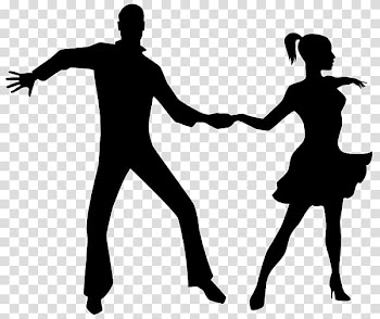 Ballroom dance Silhouette, peony flower transparent background PNG clipart