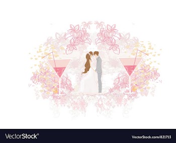Ballroom dancers - invitation vector image