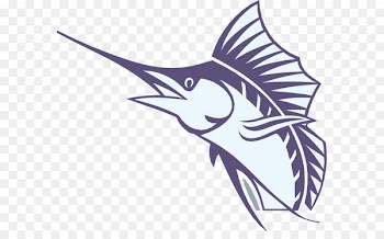 Ballston Spa Atlantic blue marlin Swimming Marlin fishing - Cartoon fish 