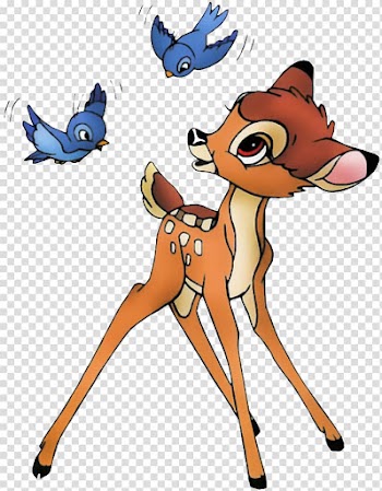 Bambi illustration, Bambi Thumper Faline Cartoon Animation, disney pluto transparent background PNG clipart