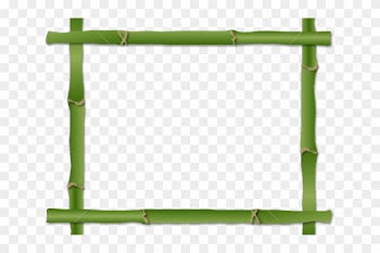 Bamboo Clipart Island Border - Bamboo Frame