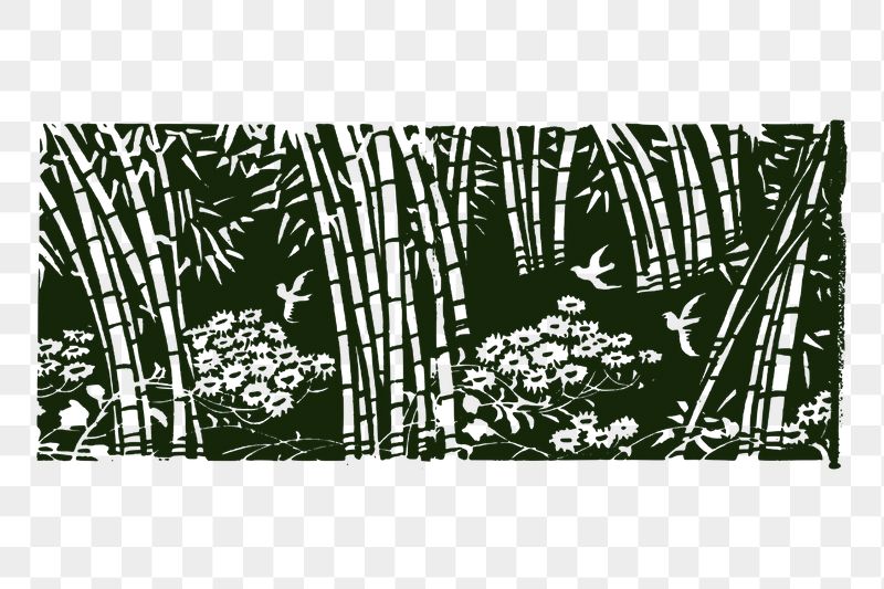Bamboo forest png sticker, transparent | Free PNG - rawpixel