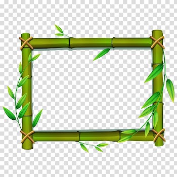 Bamboo frame , Bamboo Stick HD transparent background PNG clipart