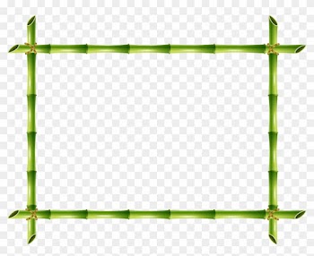 Bamboo Frame Png Transparent Clip Art Image - Bamboo Frame Png